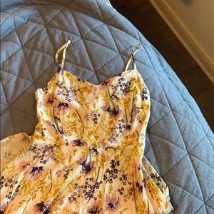 Flowered sun dress